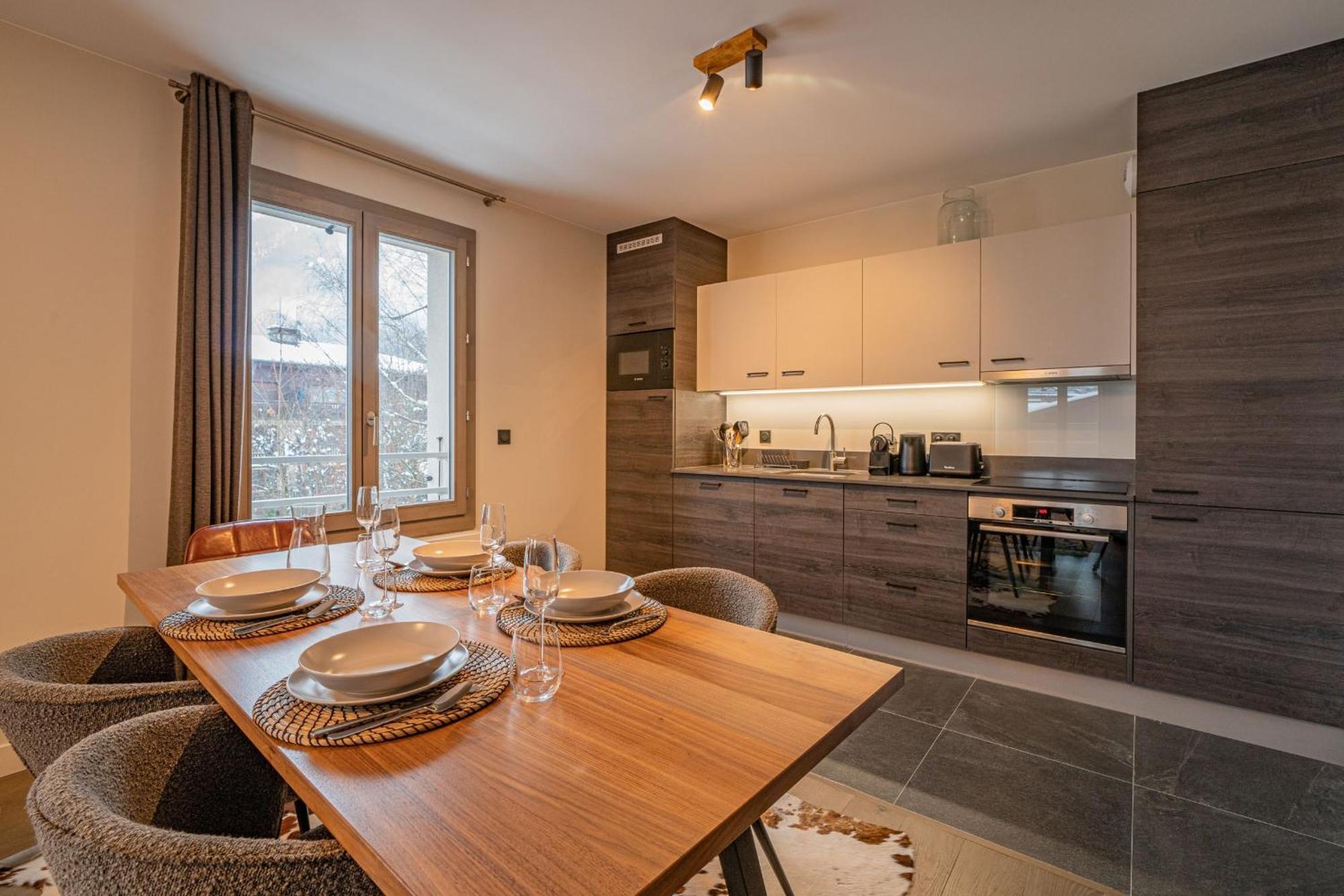 Perle Blanche - Brand New 2 Bedroom Apartment Perfectly Located Chamonix Eksteriør bilde
